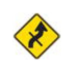 W-Series Black on Yellow Warning Sign - 36x36 - Image 1