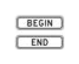 R-Series Black on White Regulatory Parking Sign, 42 x 12 in - Image 1