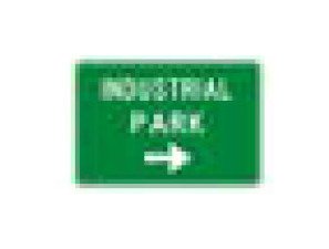D Series Conventional Road Guide Sign - White on Green - Image 1