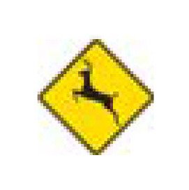 W-Series Black on Yellow Warning Sign - 30x30 inches - Image 1