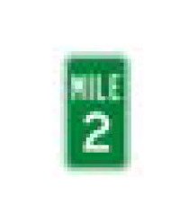 Conventional Road Guide Sign - D Series (White on Green) - Image 1