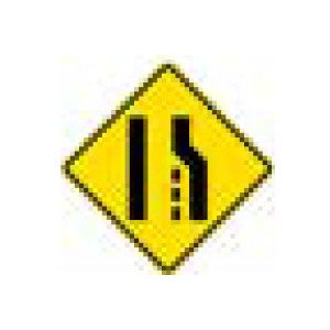 W-Series Black on Yellow Warning Sign - 48x48 inches - Image 1