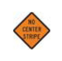 W-Series Black on Orange Warning Sign - Parking & Custom Signs
