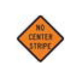 W-Series Black on Orange Warning Sign - Parking & Custom Signs - Image 1