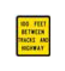 High-Visibility W-Series Black on Yellow Warning Sign - Image 1