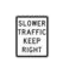 R-Series Black on White Regulatory Sign - Multiple Sizes Available - Image 1