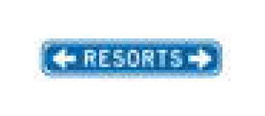 Reflective D Series Road Guide Sign - White on Blue - 66 x 12 in - Image 1