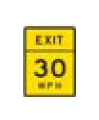 W-Series Black on Yellow Warning Sign - Parking & Custom Signage