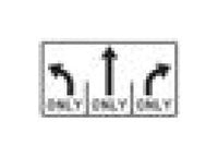 54x30 Lane-Use Control Sign - R3-8 Series | Sign Solutions