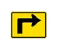 W-Series Black Warning Sign for Diamond Shape Parking Spaces