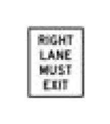 R-Series Black on White Regulatory Parking Sign - 48 x 60" - Image 1