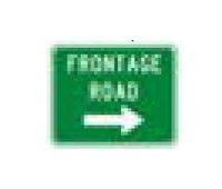 D Series White on Green Conventional Road Guide Sign