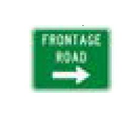 D Series White on Green Conventional Road Guide Sign - Image 1