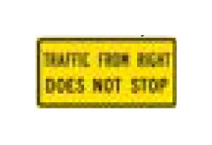 W-Series Black on Yellow Color Warning Sign - Safety Signage for Parking Areas - Image 1