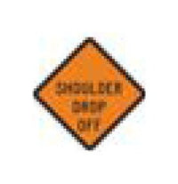 W-Series Black on Orange Warning Sign - Parking and Custom Signs