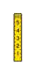 W-Series Black on Yellow Warning Sign, 12 x 72 in - Image 1