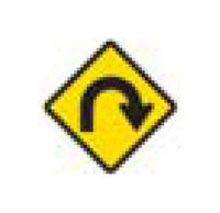 High-Visibility Black on Yellow Warning Sign - W-Series