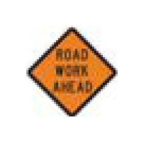High-Visibility W-Series Black on Orange Warning Sign - Image 1