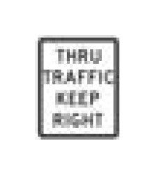 36x48 R-Series Black on White Regulatory Sign - Image 1