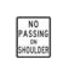 R-Series Black on White Regulatory Sign - Parking & Custom Signage - Image 1