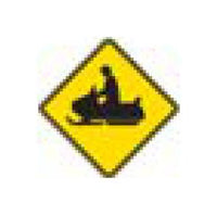 W-Series Black on Yellow Color Warning Sign - Size Options Available