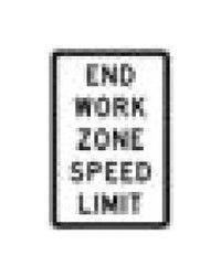 R-Series Black on White Regulatory Sign - Parking and Custom Signs