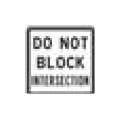 R-Series Black on White Regulatory Sign for Parking and Roads - Image 1