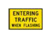 W-Series Black on Yellow Color Warning Sign - 66 x 42 inches