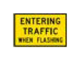 W-Series Black on Yellow Color Warning Sign - 66 x 42 inches - Image 1