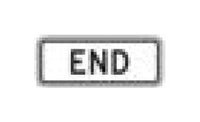 R-Series Black on White Regulatory Sign for Parking, 30x12 in