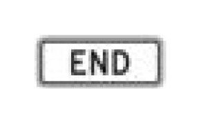 R-Series Black on White Regulatory Sign for Parking, 30x12 in - Image 1