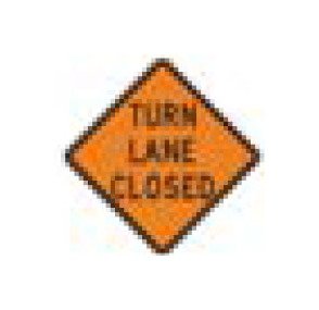 W-Series Black on Orange Warning Sign - Road Safety Signage - Image 1