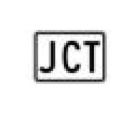 Sign Solutions M Series Route Marker - Black on White