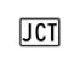 Sign Solutions M Series Route Marker - Black on White - Image 1