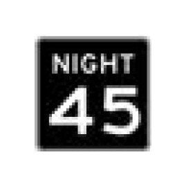 R-Series Black on White Regulatory Sign - 24 x 24 inches - Image 1