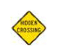 W-Series Black on Yellow Color Warning Sign - Institutional Grade