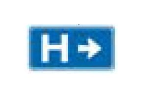 Conventional Road Guide Sign - White on Blue Color - D Series - Image 1