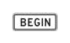 R-Series Black on White Regulatory Sign - Parking & Custom Signs - Image 1