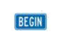 M Series Blue on White Route Marker Sign