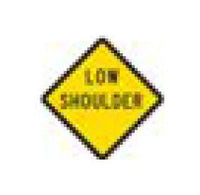 High-Visibility Black on Yellow Warning Sign - W-Series