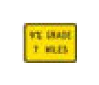 24x18 Black on Yellow Warning Sign - W-Series