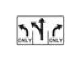 Lane-Use Control Sign - R3-8 Series 48x30" - Image 1