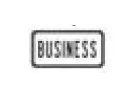 HighwayPro M Series Black on White Route Marker Sign - Image 1