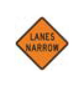 Sign Solutions W-Series Black on Orange Warning Sign - Image 1