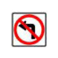 R-Series Black and Red Regulatory Sign, Various Sizes