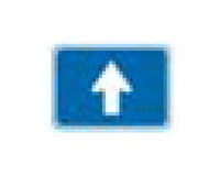 M Series Route Marker and Auxiliary Sign - White on Blue, Green, or Brown