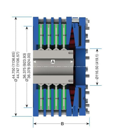 136-0 Series Municipal Style Kevlar® Reinforced Rubber Plug - 24in Diameter, 2in Bypass - Image 2