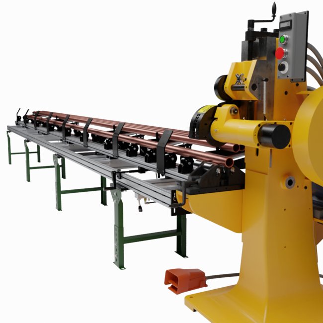 Adjustable Pipe & Tube Cut-Off Machine Infeed Table - Image 2