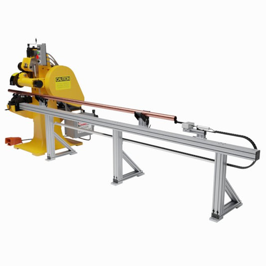Pipe and Tube Cut-Off Machine Outfeed Table - 1/4 to 8-5/8 Inch - Image 1