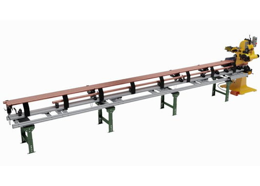 Adjustable Tube Support Infeed Table for Heavy-Duty Pipe & Tube Cut-Off Machines - Image 1